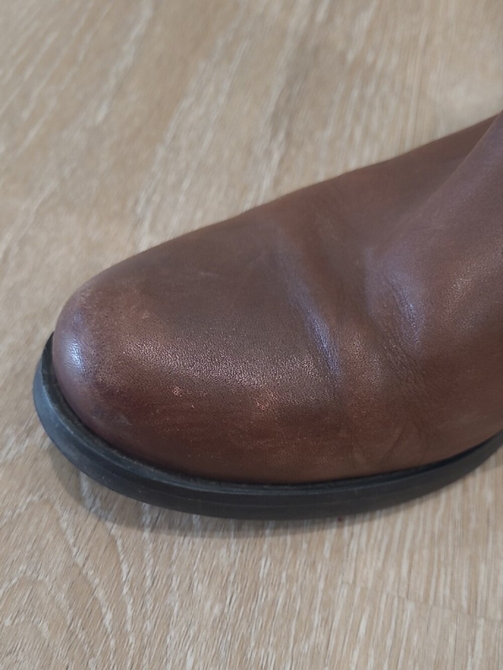 Blondo Volly Brown Leather Tall Riding Boots - Picture 10 of 12